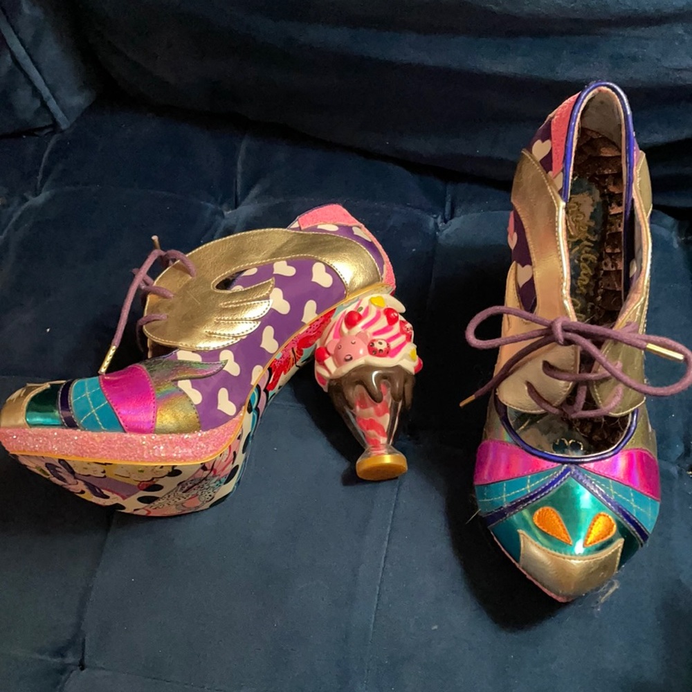 Pristine & Delicious Ice Cream Cone Heels by Irregular Choice!